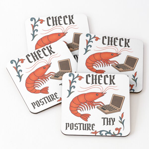 Item preview, Check Thy Posture designed and sold by SnorkleSupply.