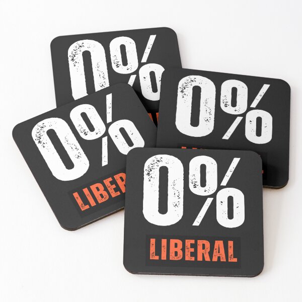 Item preview, Zero Percent Liberal Political Conservative Humor designed and sold by erozzz.