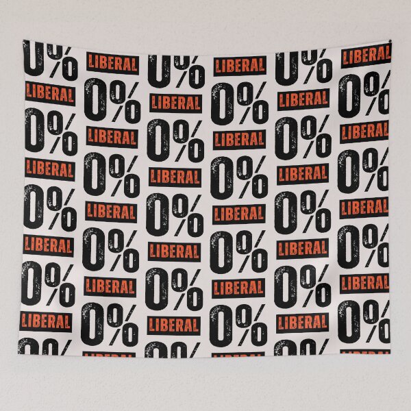 Item preview, Zero Percent Liberal Political Conservative Humor designed and sold by erozzz.