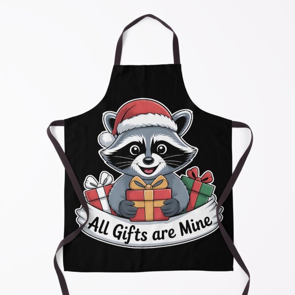 Item preview, Christmas Raccoon – All Gifts Are Mine designed and sold by HAPPYinPIECES.