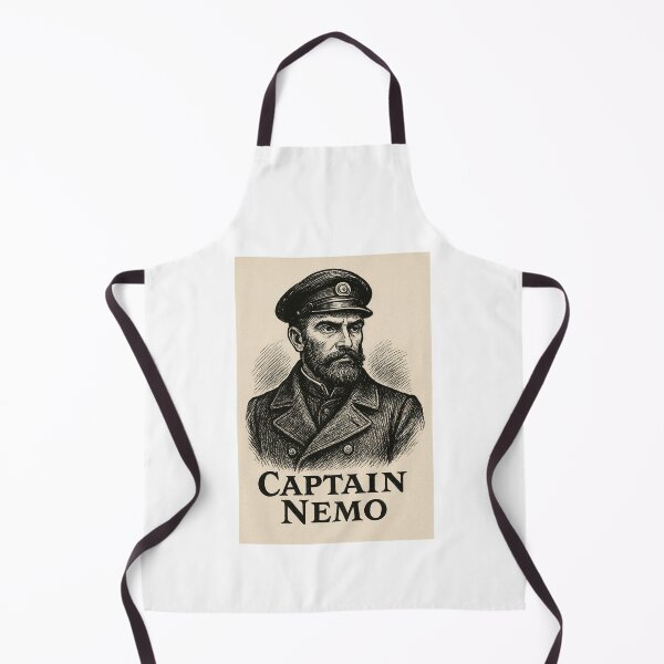 Item preview, Captain Nemo – Vintage Ink Illustration designed and sold by TTC-Creative.