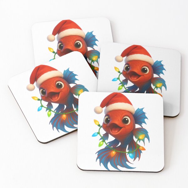 Item preview, Christmas Siamese Fighting Fish designed and sold by Sillytoe.