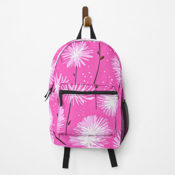 Item preview, Dandelion White Fluff Flower Pattern On Hot Pink designed and sold by DEC02.