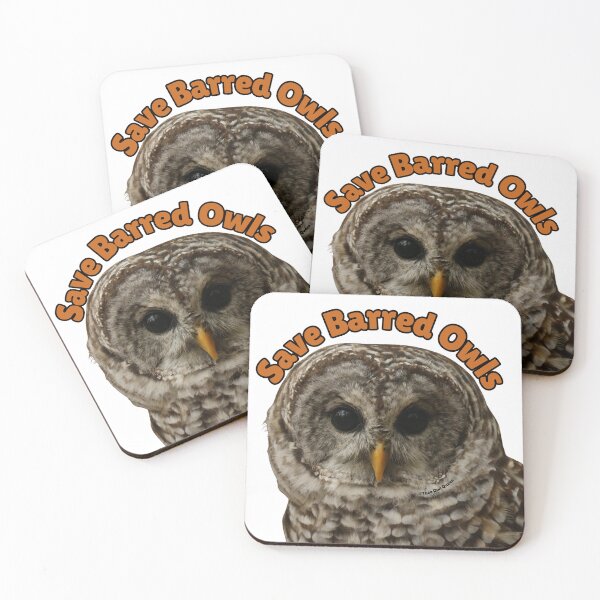 Item preview, SAVE BARRED OWLS designed and sold by locustgirl.