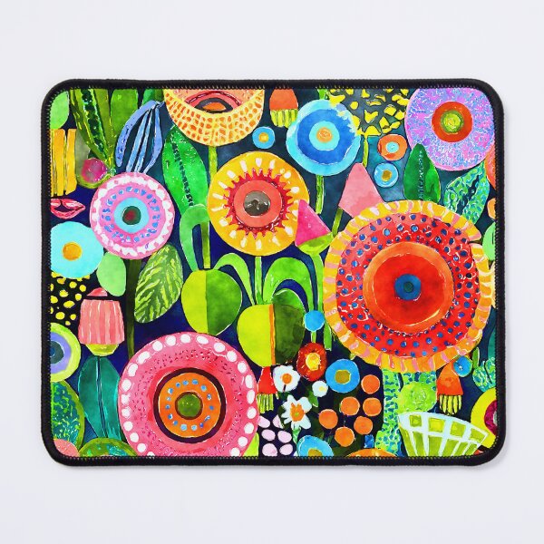 Item preview, Retro 1960's Colorful Funky Flowers and Leaves Designs designed and sold by DEC02.