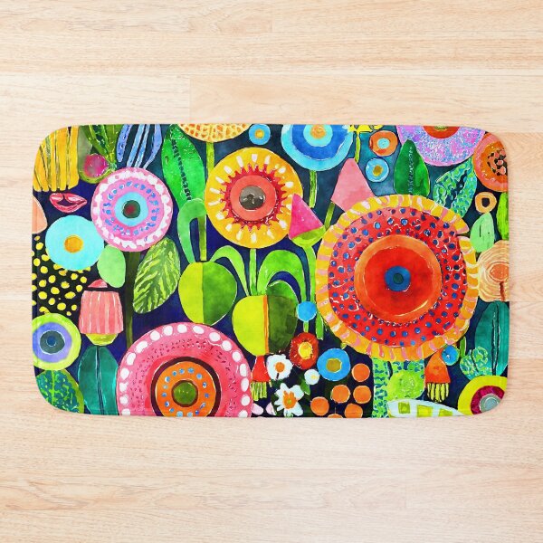 Item preview, Retro 1960's Colorful Funky Flowers and Leaves Designs designed and sold by DEC02.