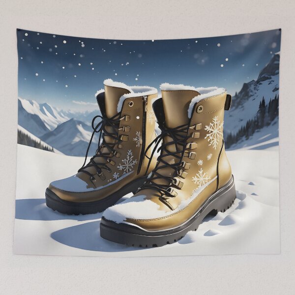 Item preview, Forgotten Footsteps in Winter designed and sold by PawPrintedArt.