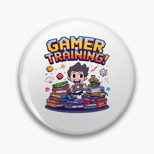 Item preview, Gamer in Training – Funny Video Game Backlog Art designed and sold by Tiny Globe .