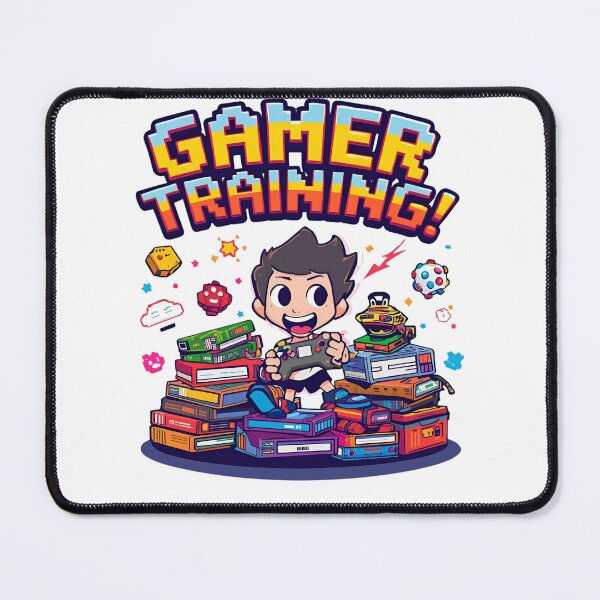 Item preview, Gamer in Training – Funny Video Game Backlog Art designed and sold by Tiny Globe .