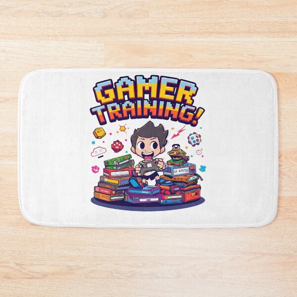 Item preview, Gamer in Training – Funny Video Game Backlog Art designed and sold by Tiny Globe .