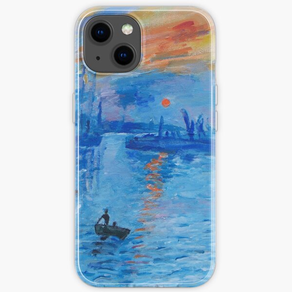 Impression, Sunrise Monet painting Soleil Levan iPhone Soft Case