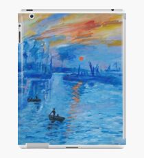Impression, Sonnenaufgang Monet Malerei Soleil Levan iPad-Hülle & Skin