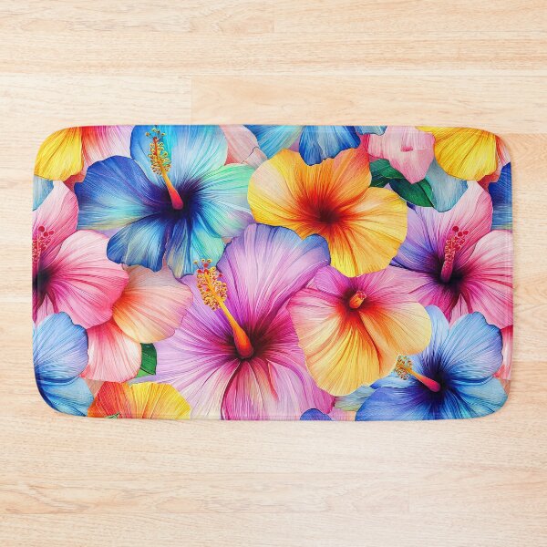 Artikelvorschau, Tropische Hawaii-Insel Hyazinthe Bunte Blumenkunst entworfen und verkauft von DEC02.