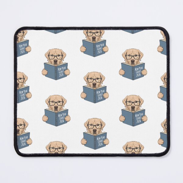 Item preview, Labrador Reading Book – New Year Goals 2026 Puppy designed and sold by MuniraWearify.