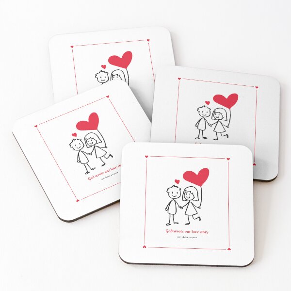 Item preview, God Wrote Our Love Story With Divine Purpose designed and sold by Elpida Boutique Design.