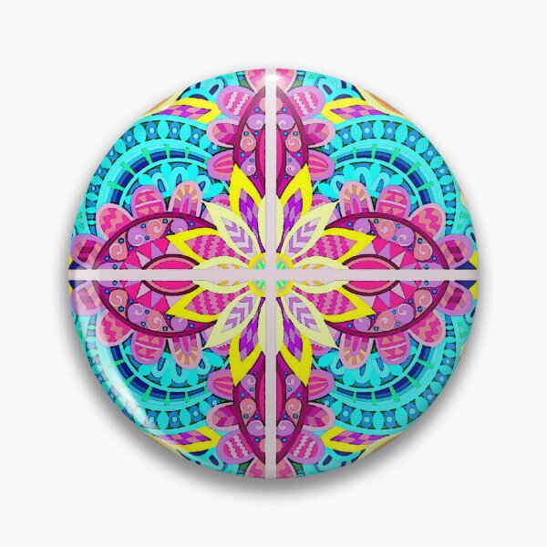 Artikelvorschau, Blumenmandala entworfen und verkauft von ViaARTfactory.
