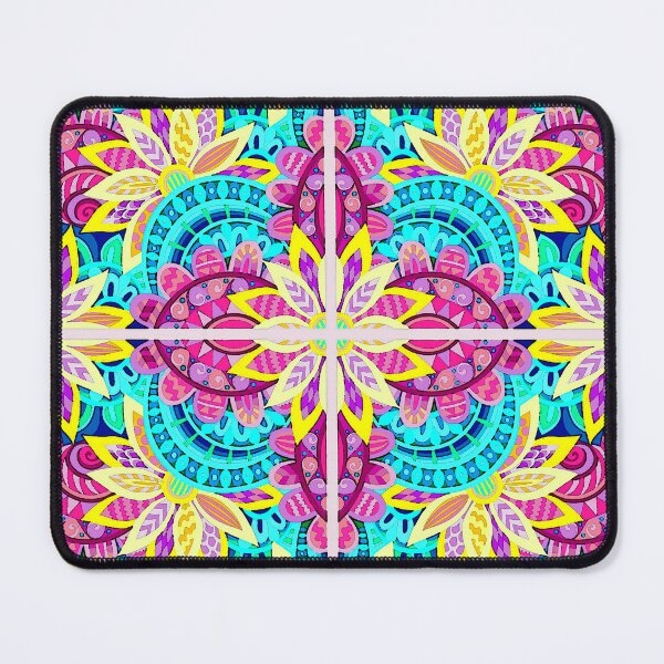 Artikelvorschau, Blumenmandala entworfen und verkauft von ViaARTfactory.
