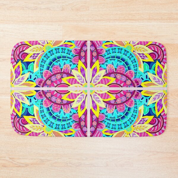 Artikelvorschau, Blumenmandala entworfen und verkauft von ViaARTfactory.
