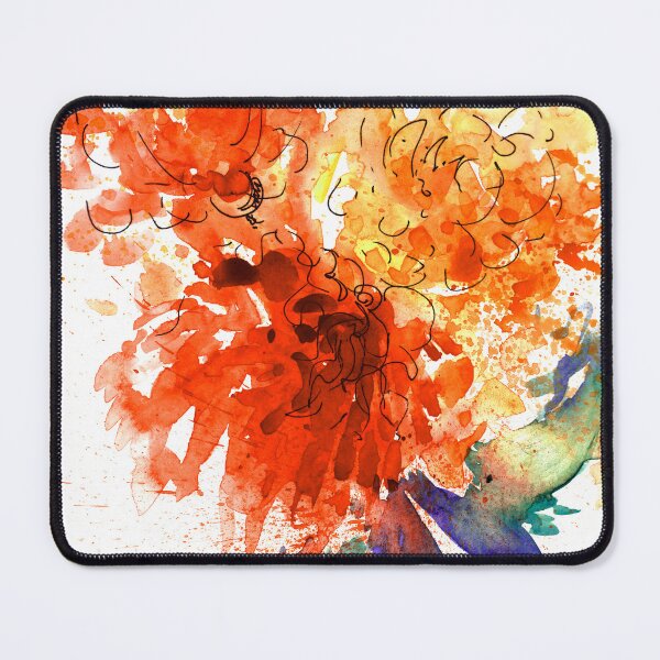 Item preview, Orange-Mango And Yellow Watercolor Flower Modern Design designed and sold by DEC02.