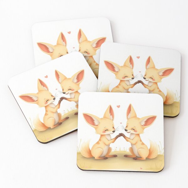 Item preview, two fennec foxes designed and sold by vinniespeer.
