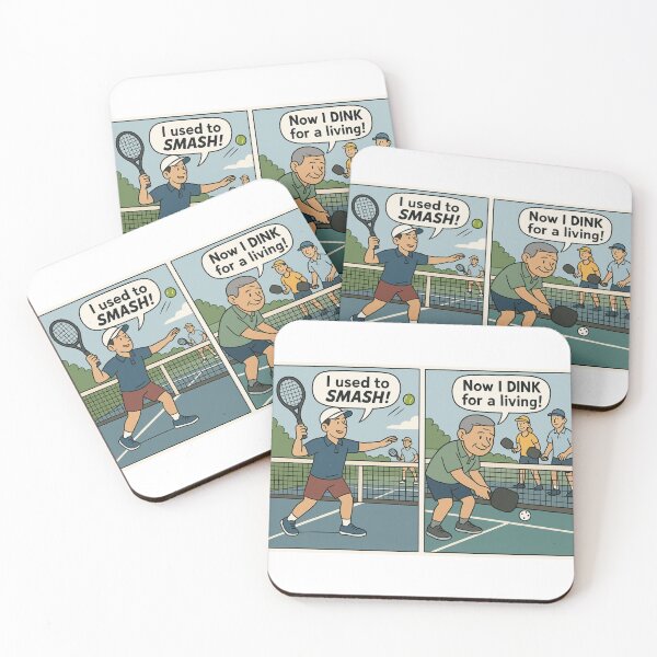 Item preview, From Tennis Smashes to Pickleball Dinks designed and sold by Print Unfiltered.