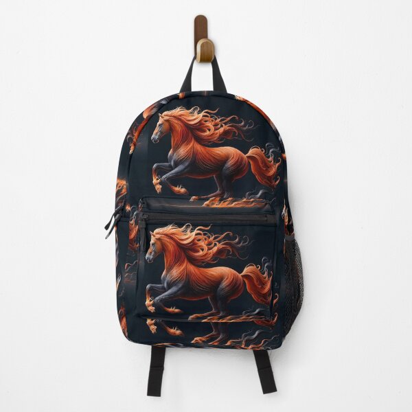 Item preview, Red fire horse at a full gallop (second version) designed and sold by KunstGeist.