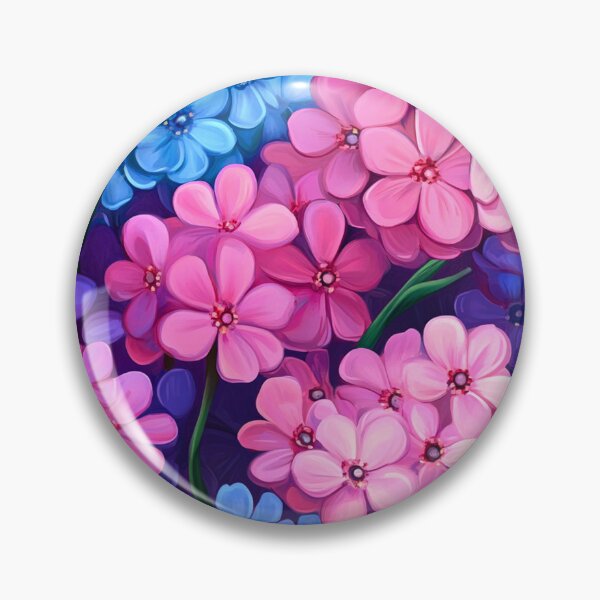 Item preview, Magical Fantasy Flowers In Pink, Blue, And Purple  designed and sold by DEC02.