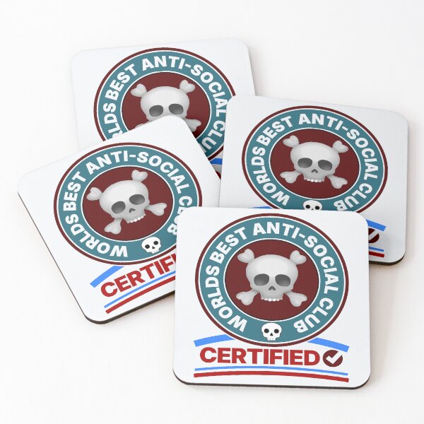 Item preview, Anti Social Skull Badge Certified designed and sold by DNC1134.