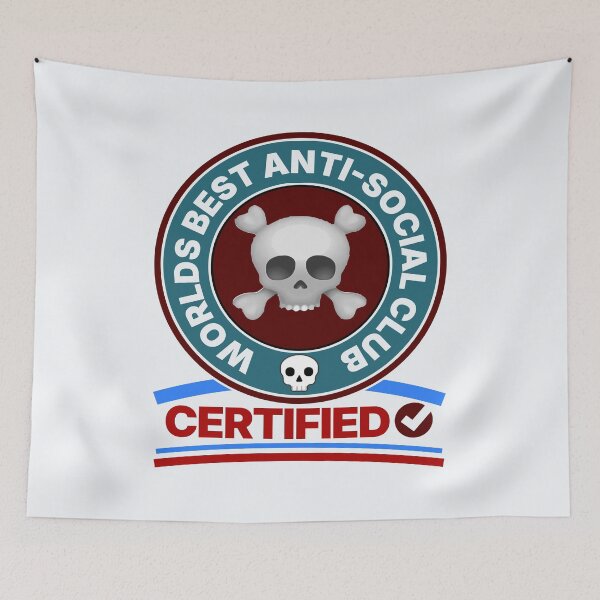 Item preview, Anti Social Skull Badge Certified designed and sold by DNC1134.