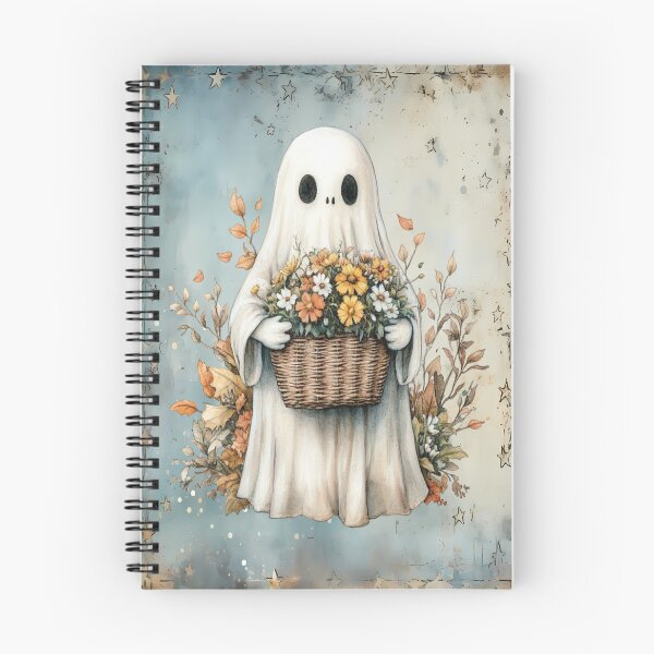 Item preview, Cottagecore Ghost with Flowers designed and sold by MysticOzzy.