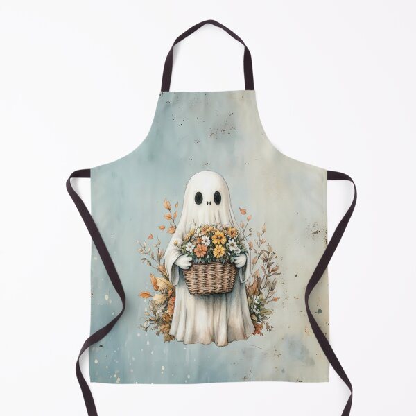 Item preview, Cottagecore Ghost with Flowers designed and sold by MysticOzzy.
