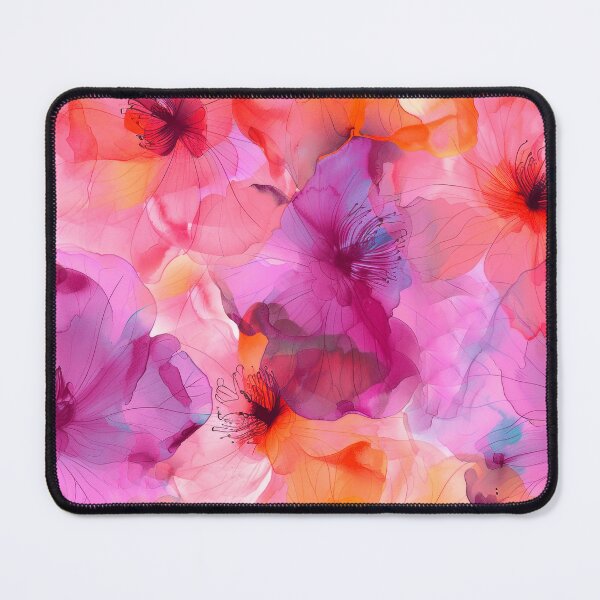 Item preview, Lilac-Pink And Yellow-Peach Dreamy Floral Abstract designed and sold by DEC02.