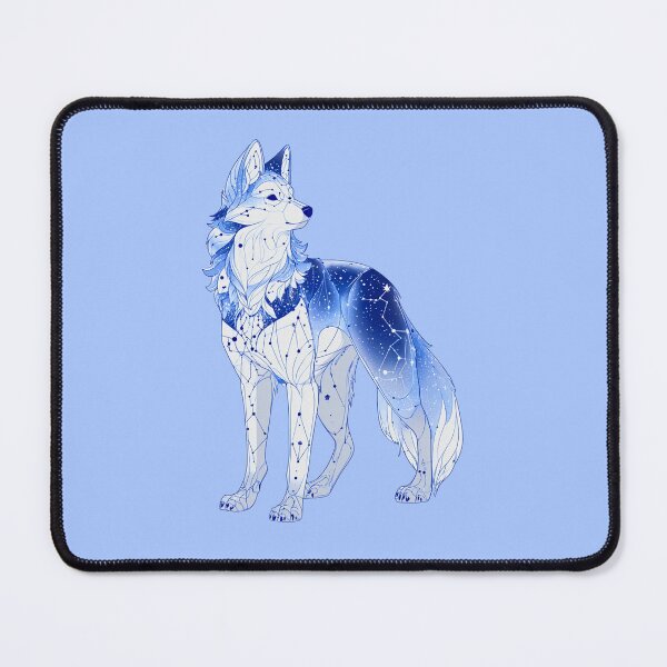 Item preview, Starbound Wolf designed and sold by MYTHIC PEEL STICKERS.