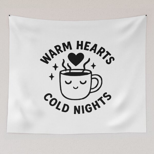 Item preview, Warm Hearts, Cold Nights designed and sold by CloudyPress.