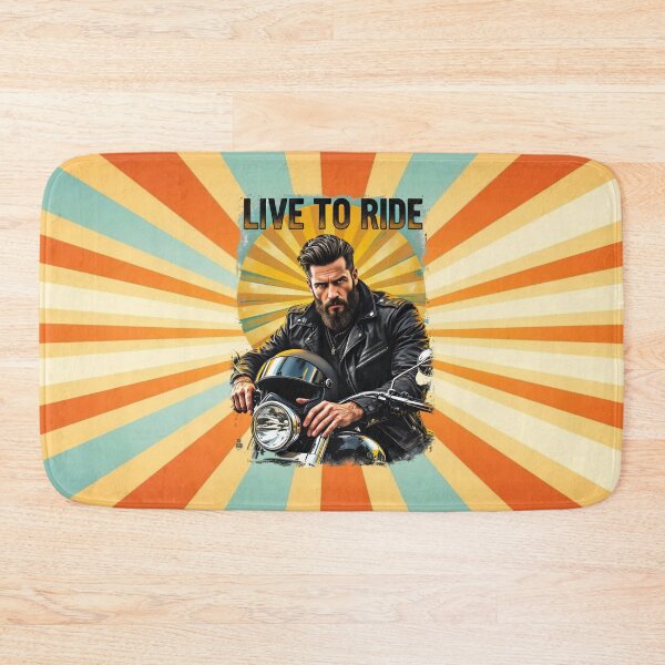 Item preview, Live to Ride – Classic Biker Style designed and sold by MysticOzzy.