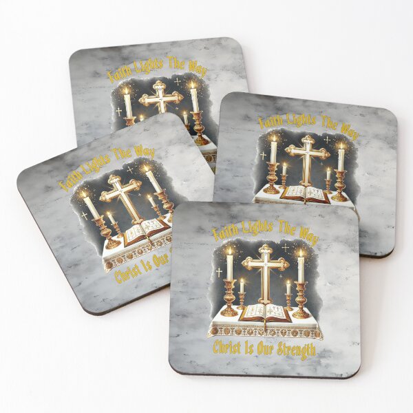 Item preview, Faith Lights the Way – Catholic Altar Design designed and sold by MysticOzzy.