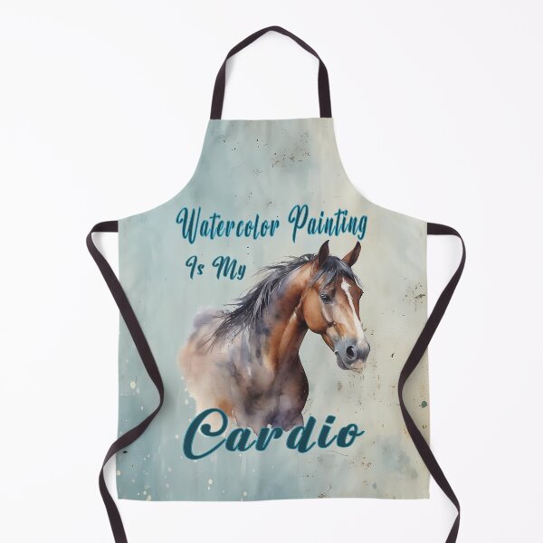 Item preview, Watercolor Show Horse – Painting is My Cardio designed and sold by MysticOzzy.