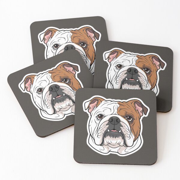 Item preview, English Bulldog | Strong Bulldog Mascot Logo & Dog Illustration designed and sold by MerlinWear.