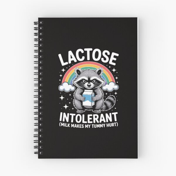 Item preview, Milk Makes My Tummy Hurt Lactose Intolerant Raccoon designed and sold by TewonLake.