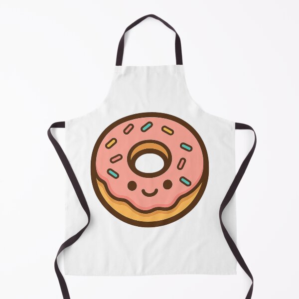 Item preview, Cute Kawaii Donut – Pink Sweet Dessert Art designed and sold by VibeLab_Art.