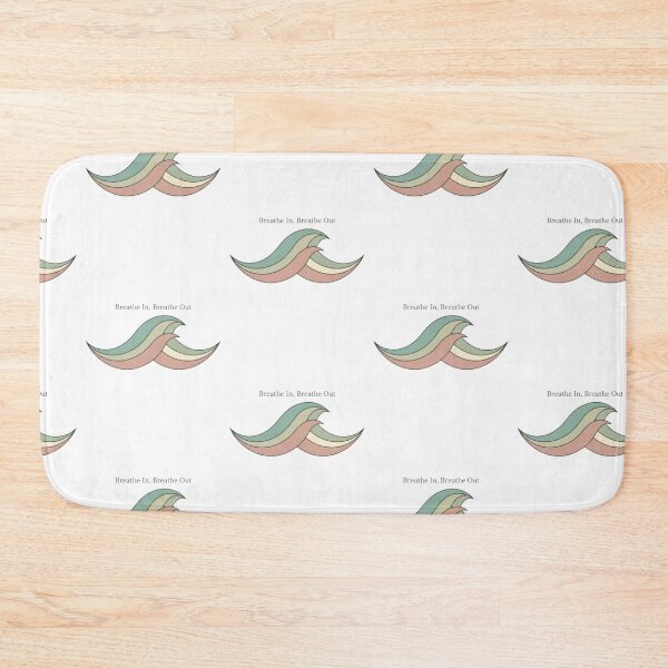 Item preview, Breathe In Breathe Out – Minimal Wave Calm Design classic t-shirts  designed and sold by CuteOasis.