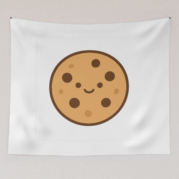 Item preview, Cute Kawaii Cookie – Chocolate Chip Dessert Art designed and sold by VibeLab_Art.
