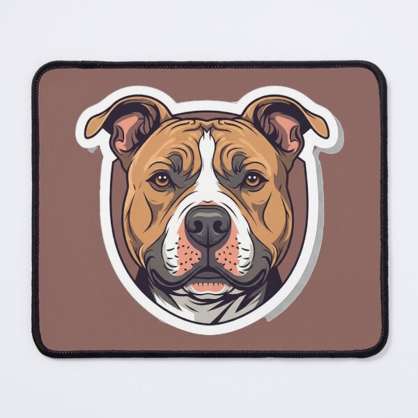 Item preview, Angry Pitbull | Fierce Dog Mascot Logo & Powerful Canine Art designed and sold by MerlinWear.