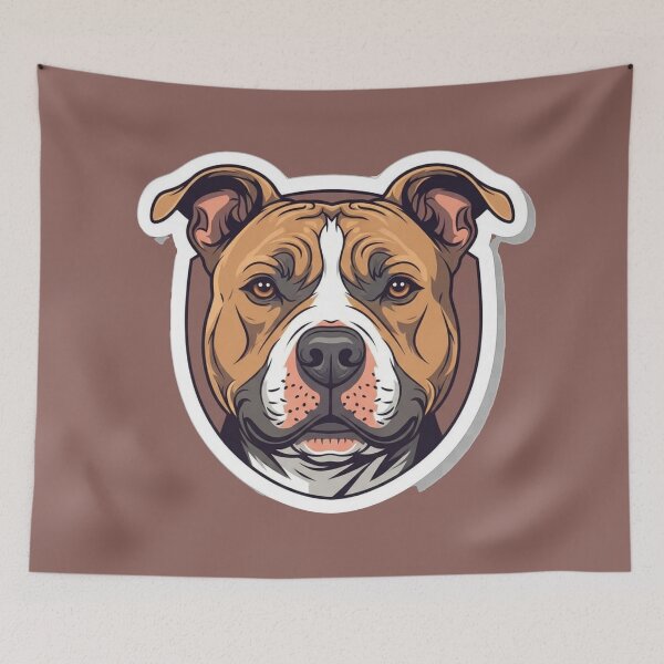 Item preview, Angry Pitbull | Fierce Dog Mascot Logo & Powerful Canine Art designed and sold by MerlinWear.