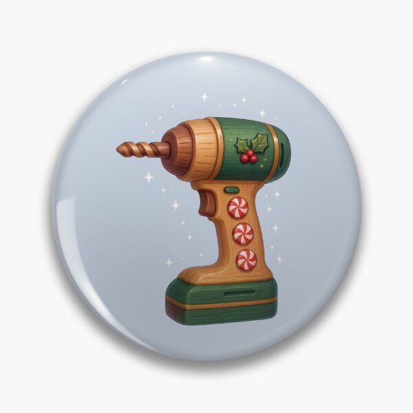 Item preview, Elf Christmas Drill – Holiday Sparkle Edition (Festive Power Tool Gift) designed and sold by BROHLine Studio.