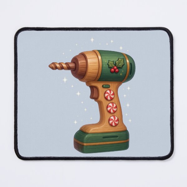 Item preview, Elf Christmas Drill – Holiday Sparkle Edition (Festive Power Tool Gift) designed and sold by BROHLine Studio.