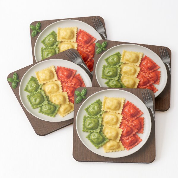 Item preview, Tortelloni Tricolore – Italian Colors Food Art designed and sold by LOSCOLIS.