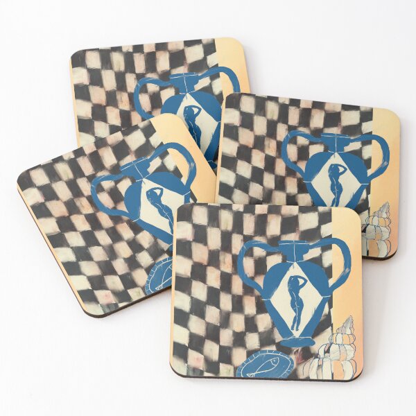 Item preview, Life is Beautiful | Time | Checkered Print | Indie Collage Art designed and sold by mads101.