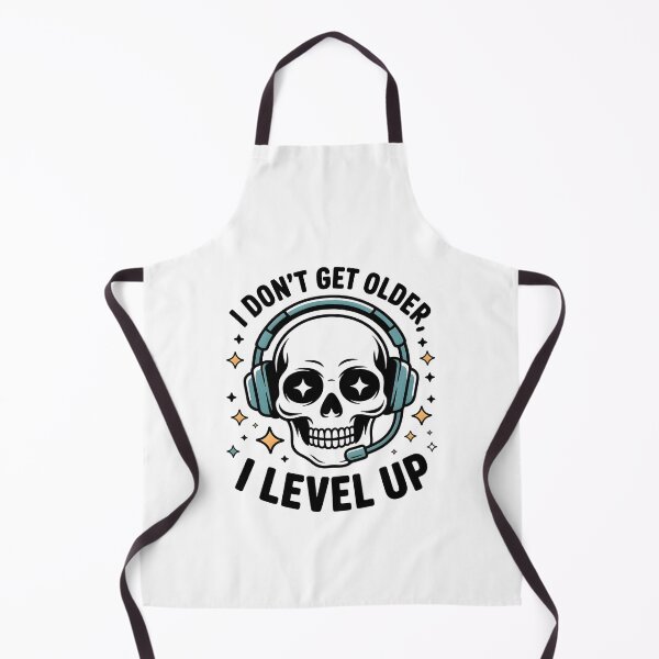 Item preview, Blue Headset Skull – I Level Up Gamer Art designed and sold by CalmDownZone ⭐️⭐️⭐️⭐️⭐️.