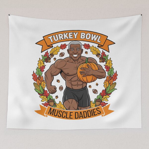 Item preview, Turkey Bowl Muscle Daddies designed and sold by muscledaddies.